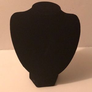 Black Velvet Necklace Display H 9" L 8"